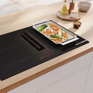 Kochfeld von Bosch mit innenliegendem Dunstabzug